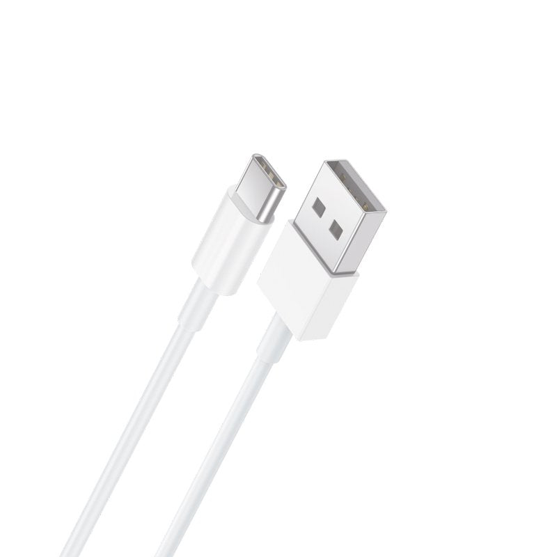 Carregador de Rede Conector Tipo-C Universal 3 Amp (Carga Rápida) COOL Kit 2 em 1 Branco
