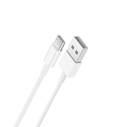 Carregador de Rede Conector Tipo-C Universal 3 Amp (Carga Rápida) COOL Kit 2 em 1 Branco