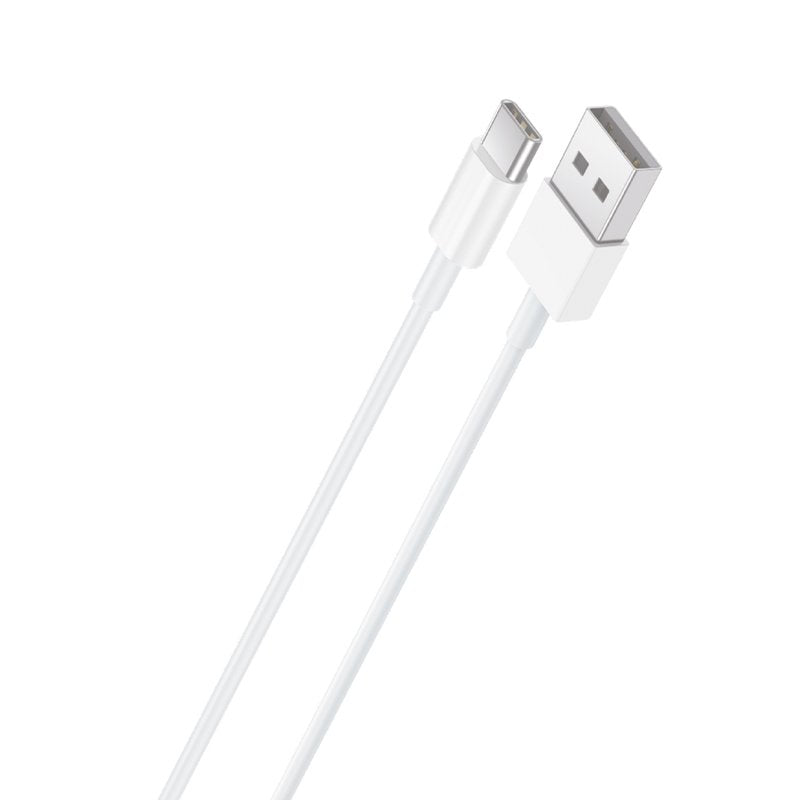 Carregador de Rede Tipo C + Cabo COOL Universal 2.4Amp Branco