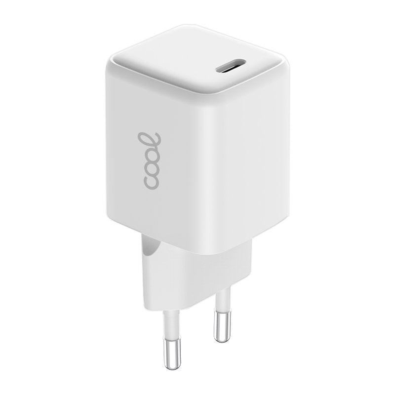 Carregador de rede Universal Ultra Fast Charger (PD) Type-C COOL (35W) Branco