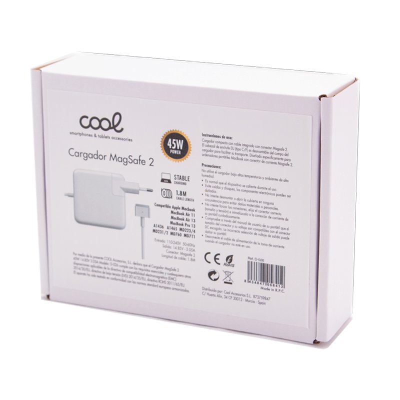 Carregador universal de rede COOL para Apple MacBook Air - MagSafe 2 (45w)