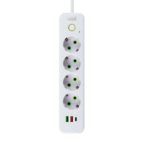 Carregador Universal Multiportas COOL (7 Portas) Branco