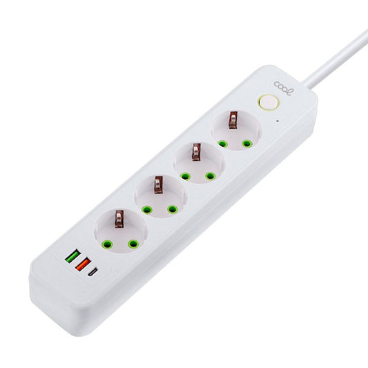 Carregador Universal Multiportas COOL (7 Portas) Branco