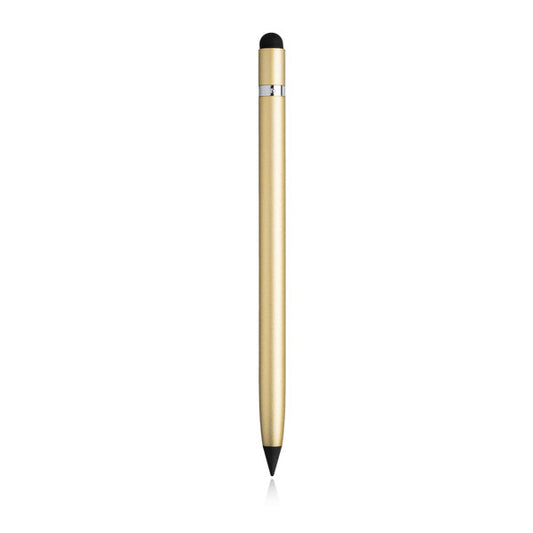 Lápis Infinito Em Alumínio Com Touch - Dourado