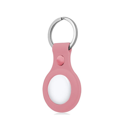 Porta-chaves de proteção COOL compatível com AirTag Silicone Rosa
