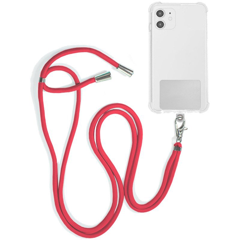 Cordão suspenso universal COOL com cartão de smartphone Fúcsia