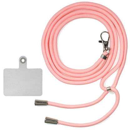 Cordão suspenso universal COOL com cartão de smartphone Rosa