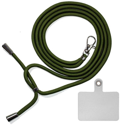 Cordão suspenso universal COOL com cartão de smartphone Verde