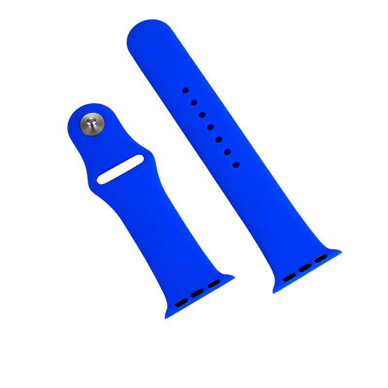 Correia COOL para Apple Watch Series 1 / 2 / 3 / 4 / 5 / 6 / 7 / 8 / 9 / SE (38 / 40 / 41 mm) Borracha Azul