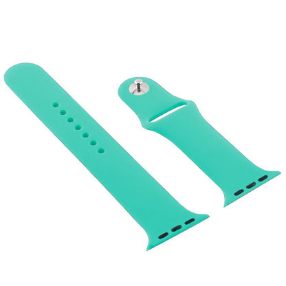Correia COOL para Apple Watch Series 1 / 2 / 3 / 4 / 5 / 6 / 7 / 8 / 9 / SE (38 / 40 / 41 mm) Borracha Hortelã
