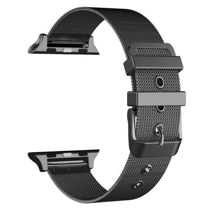 Correia COOL para Apple Watch Series 1 / 2 / 3 / 4 / 5 / 6 / 7 / 8 / 9 / SE (38 / 40 / 41 mm) Metal Preto