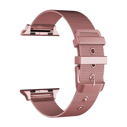 Correia COOL para Apple Watch Series 1 / 2 / 3 / 4 / 5 / 6 / 7 / 8 / 9 / SE (38 / 40 / 41 mm) Metal Rosa