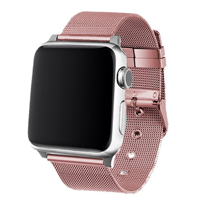 Correia COOL para Apple Watch Series 1 / 2 / 3 / 4 / 5 / 6 / 7 / 8 / 9 / SE (38 / 40 / 41 mm) Metal Rosa