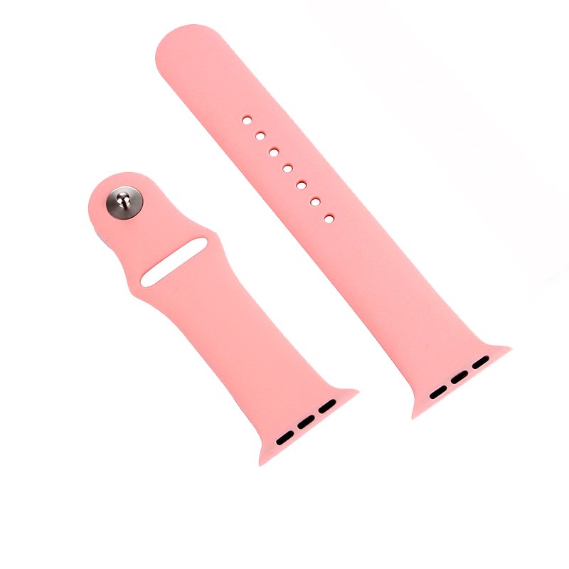 Correia COOL para Apple Watch Series 1 / 2 / 3 / 4 / 5 / 6 / 7 / 8 / 9 / SE (42 / 44 / 45 mm) Borracha Rosa