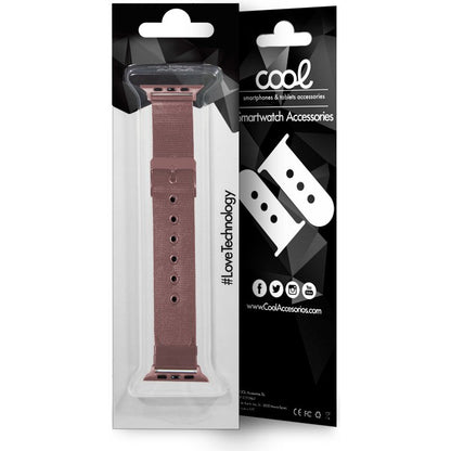Correia COOL para Apple Watch Series 1 / 2 / 3 / 4 / 5 / 6 / 7 / 8 / 9 / SE (42/44/45 mm) Metal Rosa