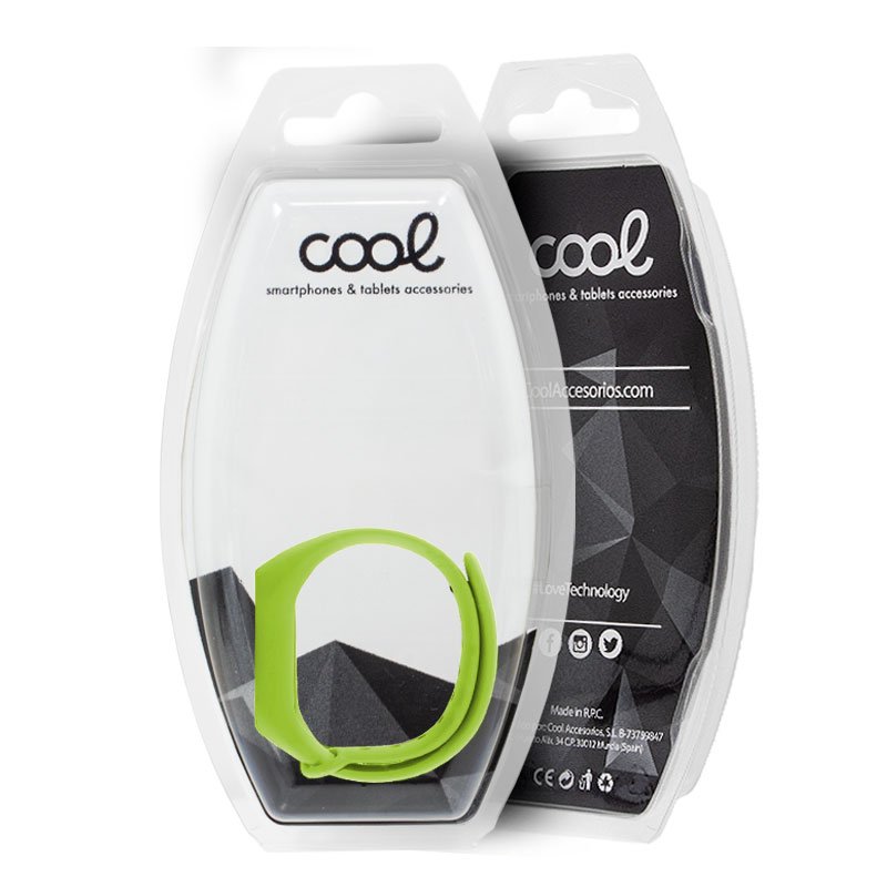 Correia COOL para Xiaomi Mi Band 5/6/7/Amazfit Band 5 Verde