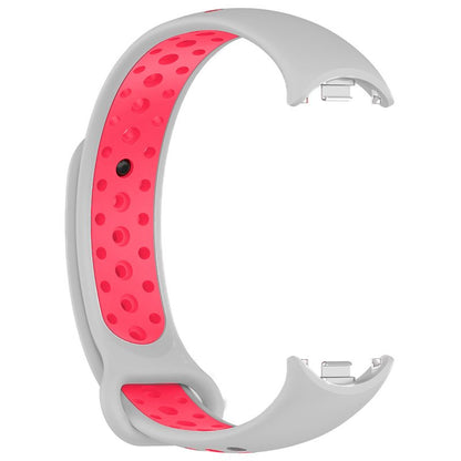 Correia COOL para Xiaomi Smart Band 8 / 9 / 10 Sport Rosa-Cinza
