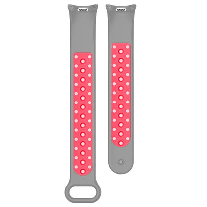 Correia COOL para Xiaomi Smart Band 8 / 9 / 10 Sport Rosa-Cinza