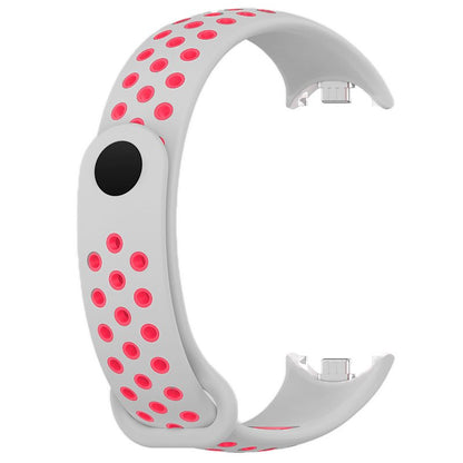Correia COOL para Xiaomi Smart Band 8 / 9 / 10 Sport Rosa-Cinza