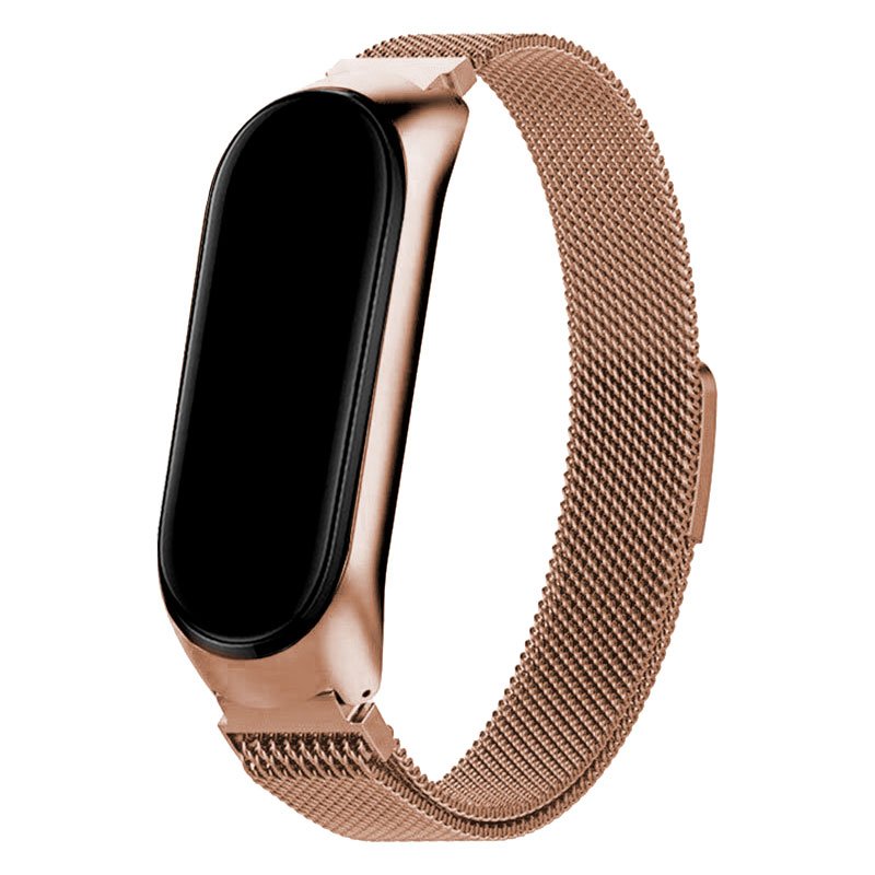 Correia COOL para Xiaomi Smart Band 8 Metal Rose Gold
