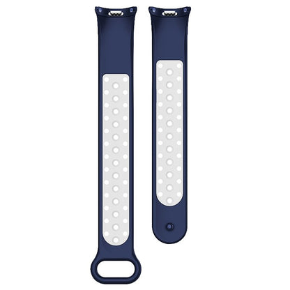 Correia COOL para Xiaomi Smart Band Band 8 / 9 / 10 Sport Marinho-Branco