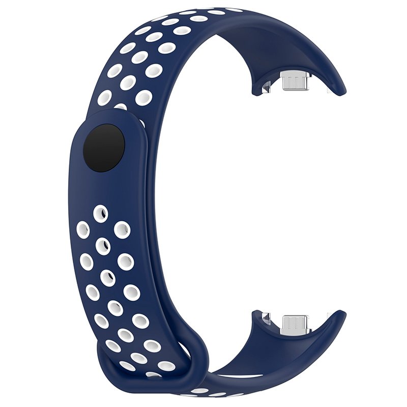 Correia COOL para Xiaomi Smart Band Band 8 / 9 / 10 Sport Marinho-Branco