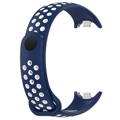 Correia COOL para Xiaomi Smart Band Band 8 / 9 / 10 Sport Marinho-Branco