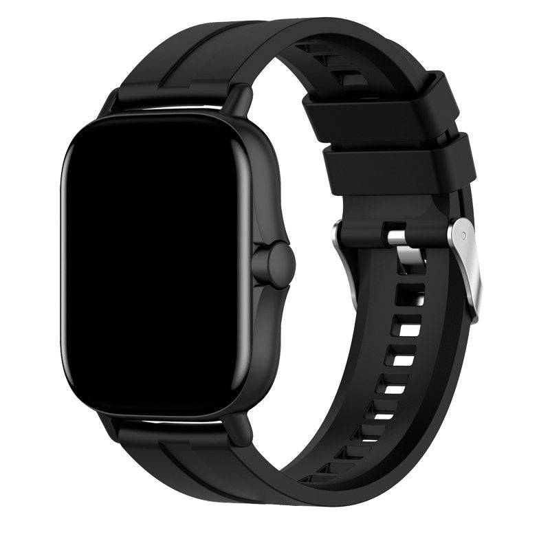 Correia Universal 20mm Amazfit Bip / GTS / Bip Lite / Huawei / Samsung / COOL Borracha Preto