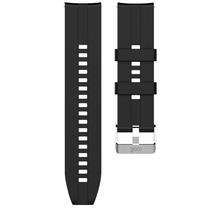 Correia Universal 20mm Amazfit Bip / GTS / Bip Lite / Huawei / Samsung / COOL Borracha Preto