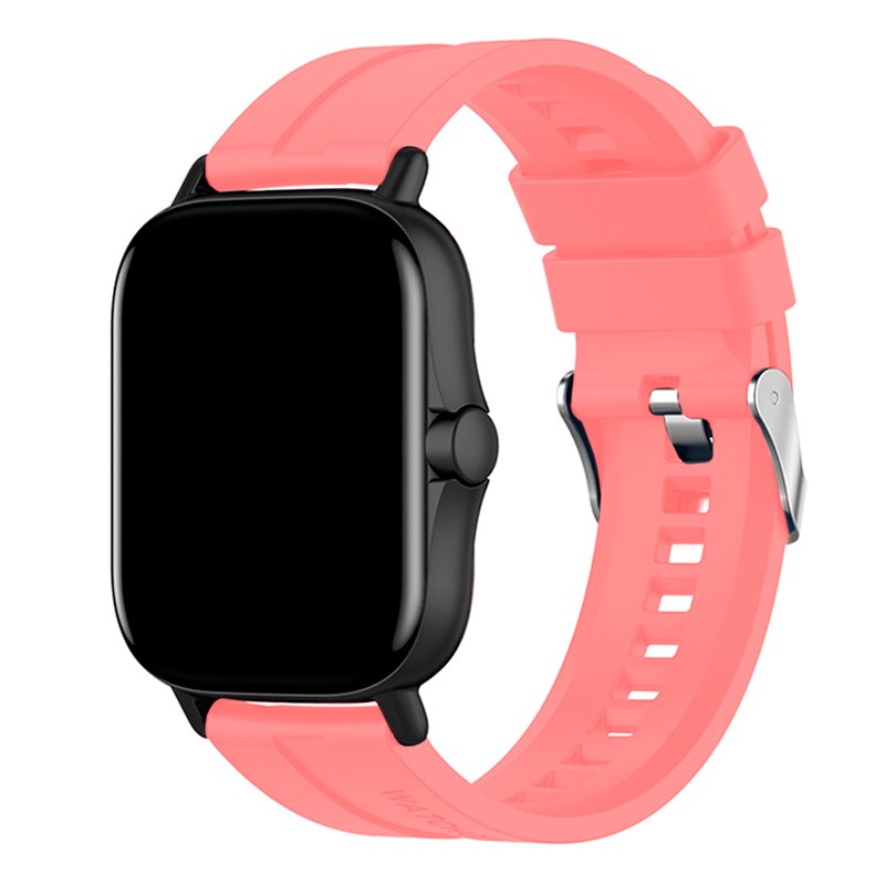 Correia Universal 20mm Amazfit Bip / GTS / Bip Lite / Huawei / Samsung / COOL Borracha Rosa