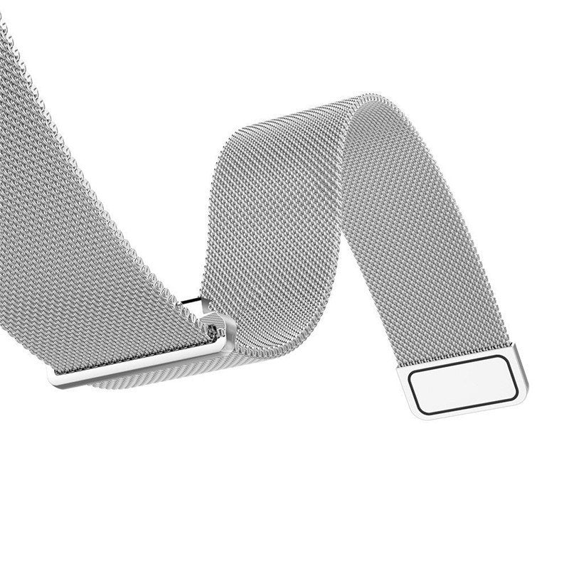 Correia Universal 20mm Amazfit Bip / GTS / Bip Lite / Huawei / Samsung / COOL Metal Prata