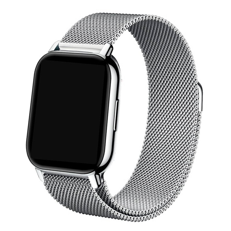 Correia Universal 20mm Amazfit Bip / GTS / Bip Lite / Huawei / Samsung / COOL Metal Prata