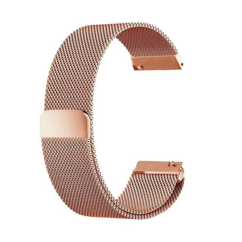 Correia Universal 20mm Amazfit Bip / GTS / Bip Lite / Huawei / Samsung / COOL Metal Rose Gold