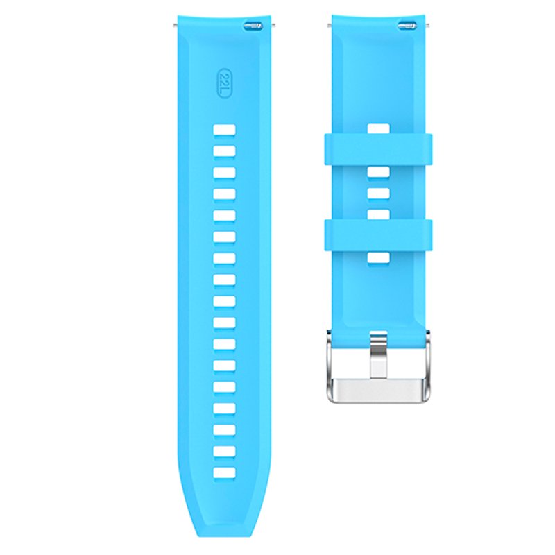 Correia Universal 22mm Amazfit GTR / Stratos / Huawei / Samsung / COOL Borracha Azul Céu