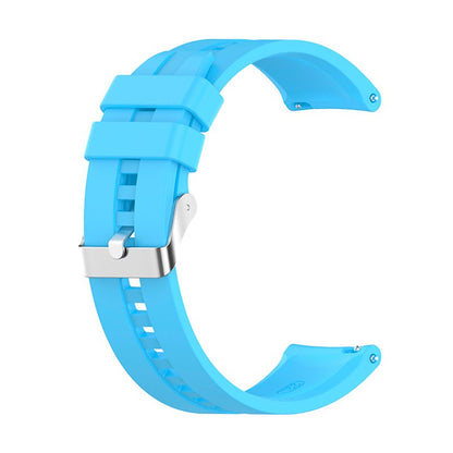 Correia Universal 22mm Amazfit GTR / Stratos / Huawei / Samsung / COOL Borracha Azul Céu