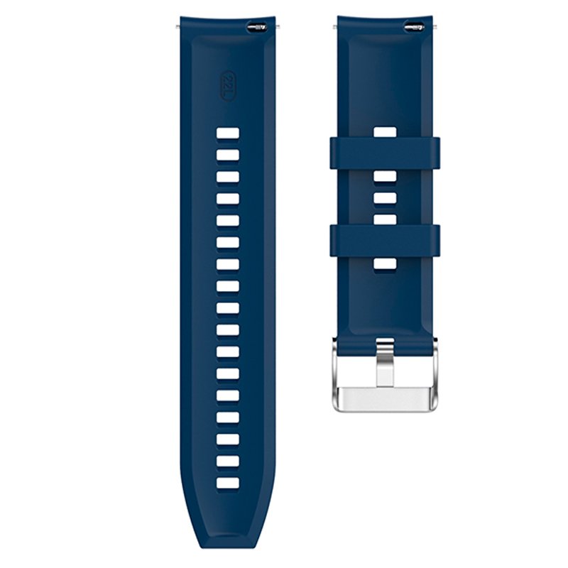 Correia Universal 22mm Amazfit GTR / Stratos / Huawei / Samsung / COOL Borracha Marinho