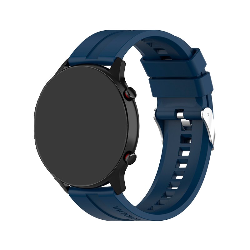 Correia Universal 22mm Amazfit GTR / Stratos / Huawei / Samsung / COOL Borracha Marinho