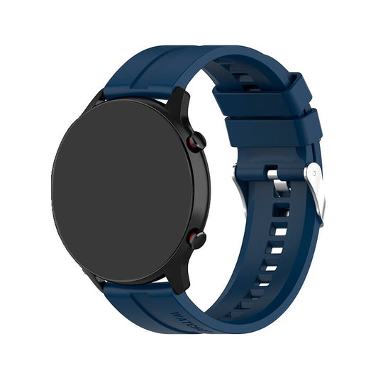 Correia Universal 22mm Amazfit GTR / Stratos / Huawei / Samsung / COOL Borracha Marinho