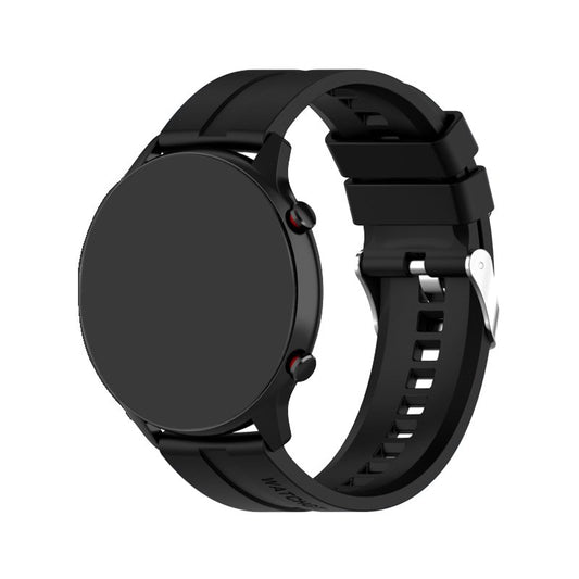 Correia Universal 22mm Amazfit GTR / Stratos / Huawei / Samsung / COOL Borracha Preto