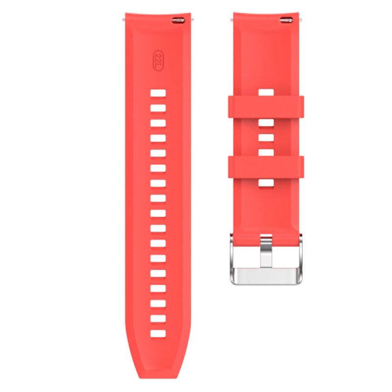 Correia Universal 22mm Amazfit GTR / Stratos / Huawei / Samsung / COOL Borracha Vermelho