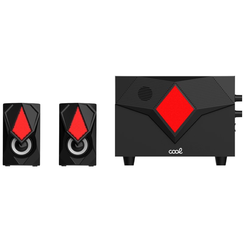 Equipamento de áudio para PC COOL LED USB 15W gaming