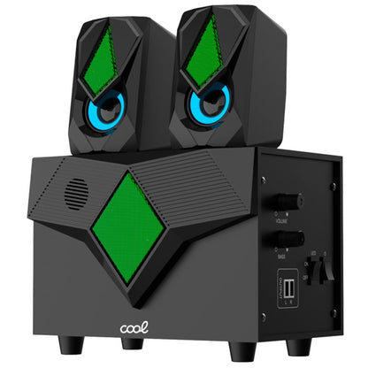 Equipamento de áudio para PC COOL LED USB 15W gaming