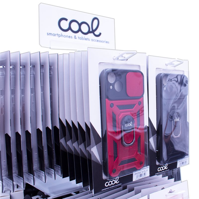 Expositor de Mesa COOL Metal Giratório para Acessórios (Branco)