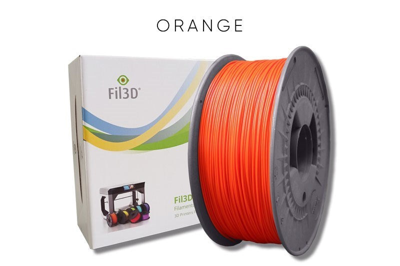 Filamento Tucab FIL3D PETG Laranja 1.75mm 1kg para impressão 3D
