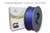 Filamento Tucab FIL3D PLA Violeta Glitter Transparente 1.75mm 1kg para impressão 3D