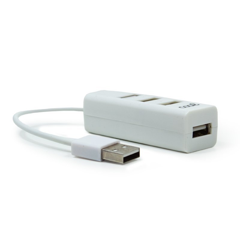 Hub Universal USB 2.0 COOL 4 Portas USB Branco