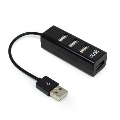 Hub Universal USB 2.0 COOL 4 Portas USB Preto