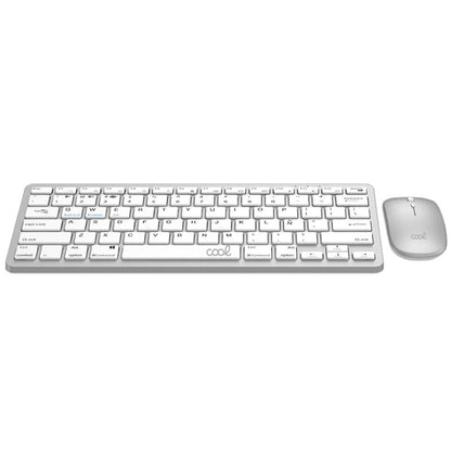 Kit de Teclado + Rato Bluetooth Espanhol para PC COOL Mobility Branco