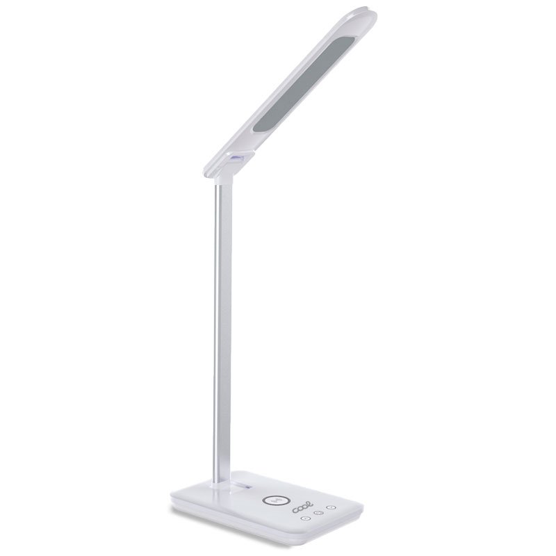 Lâmpada LED + Base de carregamento sem fio Qi COOL Fold Branco
