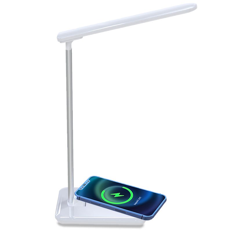Lâmpada LED + Base de carregamento sem fio Qi COOL Fold Branco